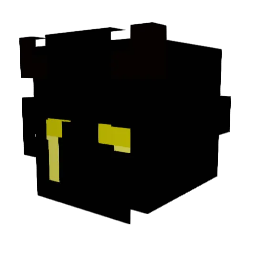 ManaCubeAlt7 Minecraft avatar head, 3D render