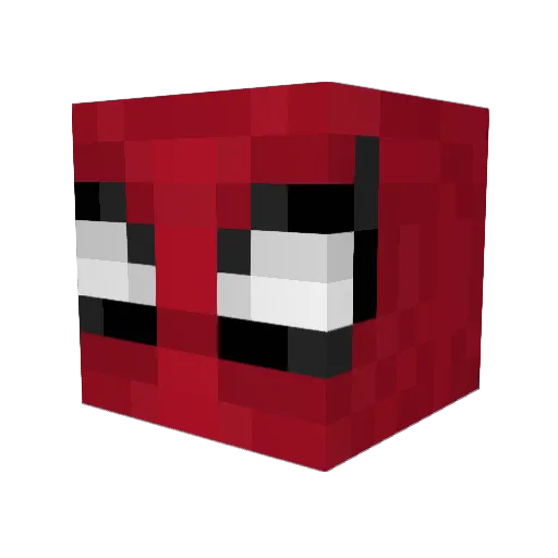 ManaGod Minecraft avatar head, 3D render