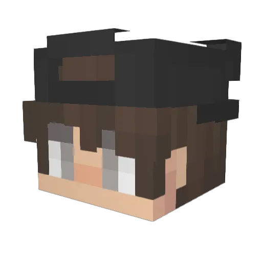 ManacubeServer Minecraft avatar head, 3D render