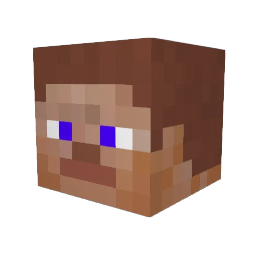 ManagerMoose Minecraft avatar head, 3D render