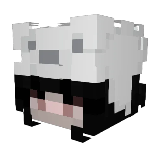 Manaxallen Minecraft avatar head, 3D render