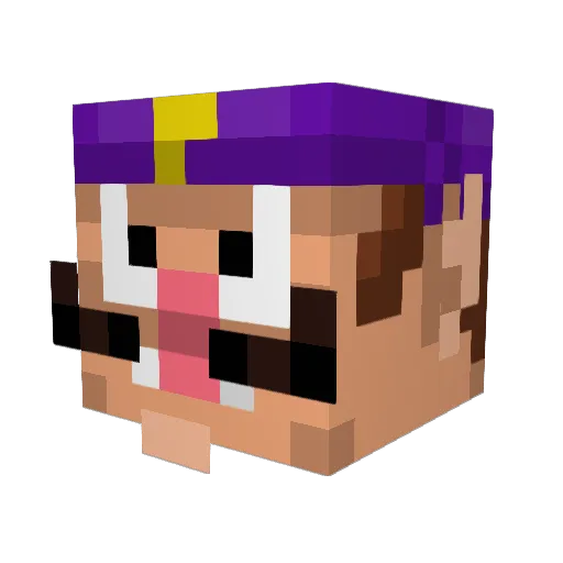 Manby0 Minecraft avatar head, 3D render