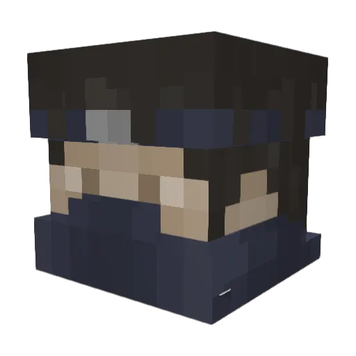 Manco45 Minecraft avatar head, 3D render