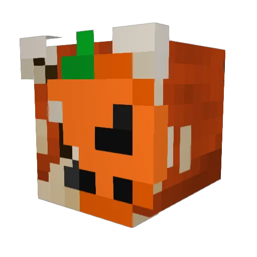 MandarinFresa Minecraft avatar head, 3D render