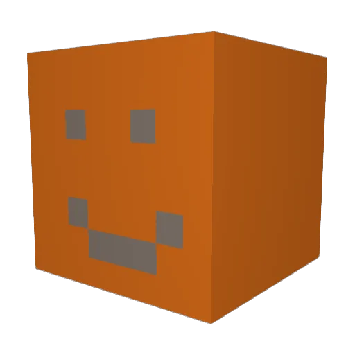 Mandarinofelicio Minecraft avatar head, 3D render