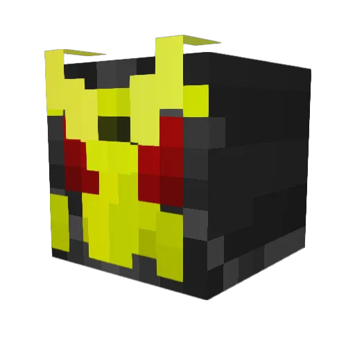 MandateofWind Minecraft avatar head, 3D render