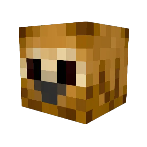 Manderby Minecraft avatar head, 3D render