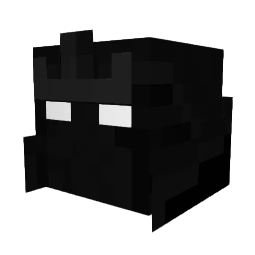 Mandilon Minecraft avatar head, 3D render