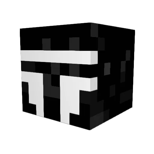Mando327_ Minecraft avatar head, 3D render
