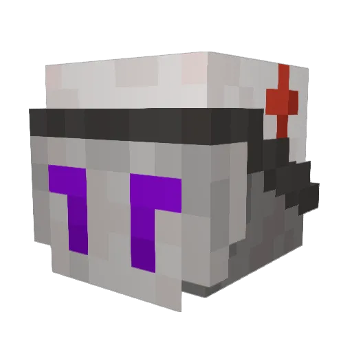 Mando75317 Minecraft avatar head, 3D render