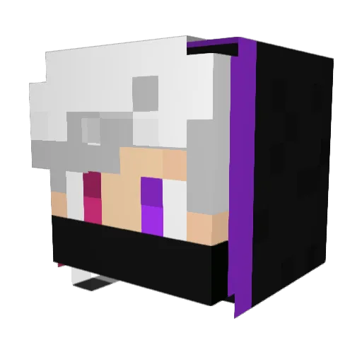 Mando_60 Minecraft avatar head, 3D render