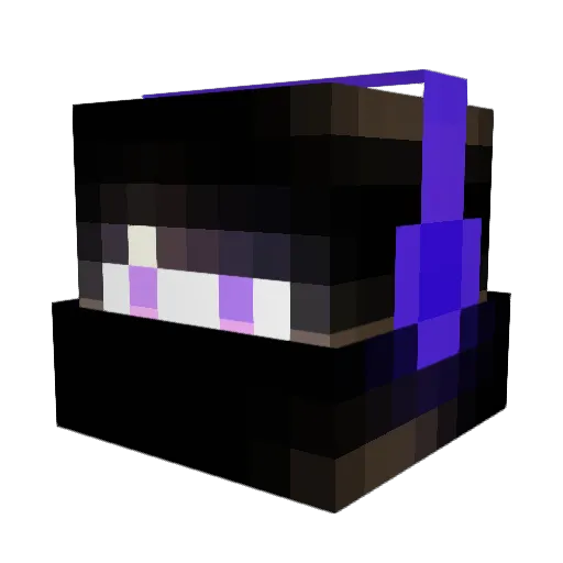 Mandolawyerin Minecraft avatar head, 3D render
