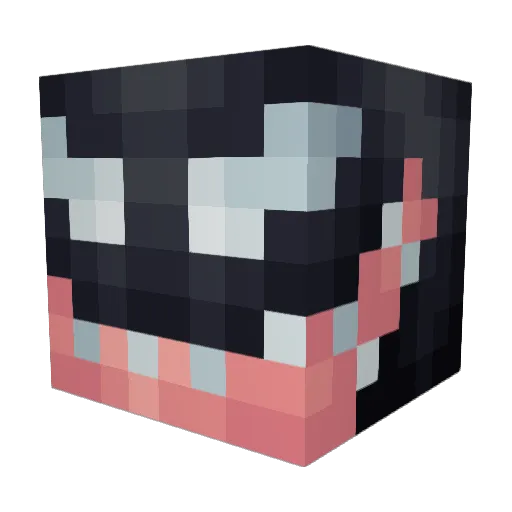 Mandorek Minecraft avatar head, 3D render