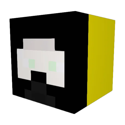 Mandoria12 Minecraft avatar head, 3D render