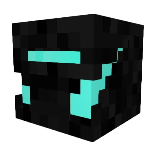 Mandovah Minecraft avatar head, 3D render