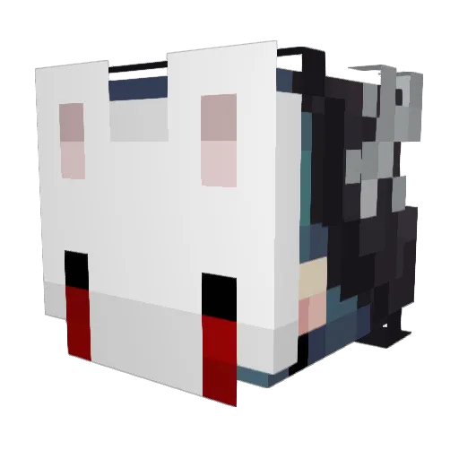 MandrisTeP Minecraft avatar head, 3D render