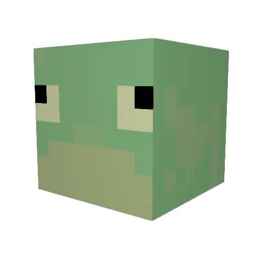 MandyLaura Minecraft avatar head, 3D render