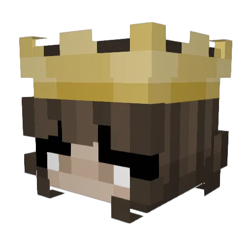 Mandyxtiagopzk Minecraft avatar head, 3D render