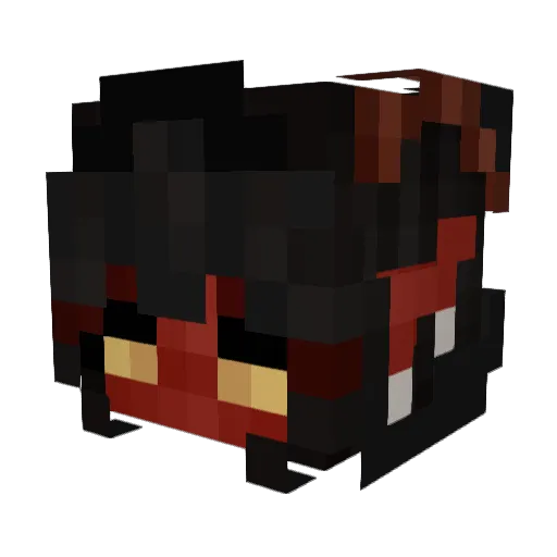MandyyOwO Minecraft avatar head, 3D render