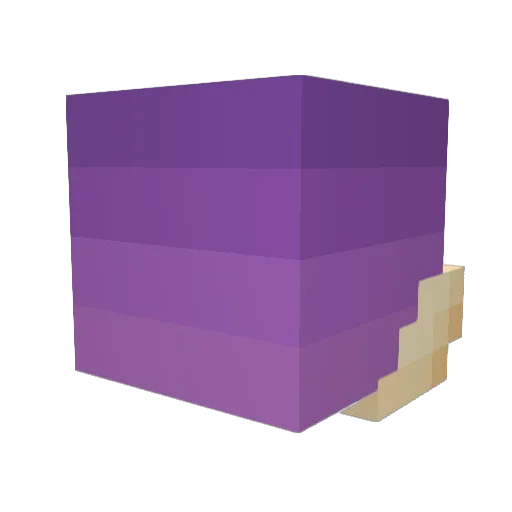 ManePoar Minecraft avatar head, 3D render