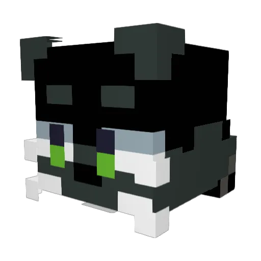 Manea64 Minecraft avatar head, 3D render