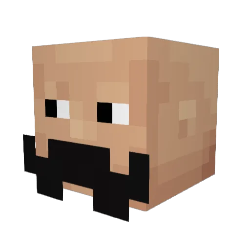 ManfredGOTY Minecraft avatar head, 3D render