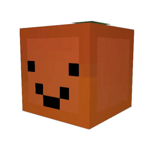 Mang0Max312 Minecraft avatar head, 3D render