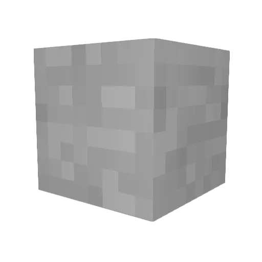 MangZa Minecraft avatar head, 3D render