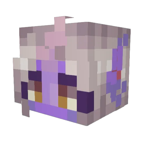 MangaOnlyEnjoyer Minecraft avatar head, 3D render