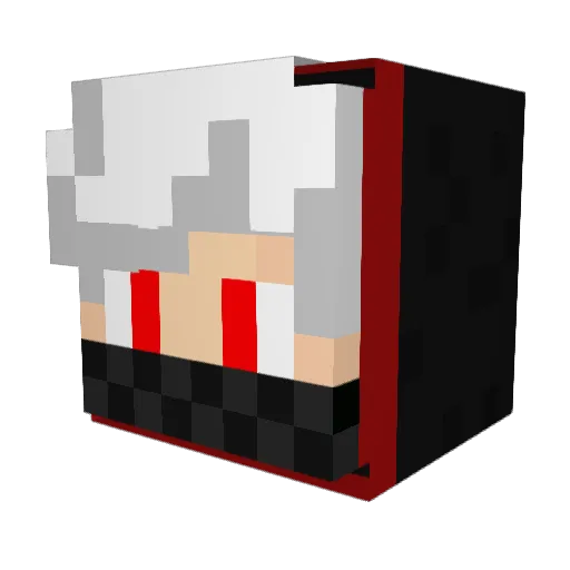 Mangal_GOD Minecraft avatar head, 3D render
