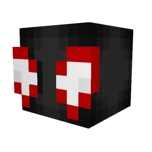 Mangel000 Minecraft avatar head, 3D render