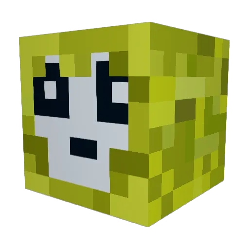 MangledLilac Minecraft avatar head, 3D render