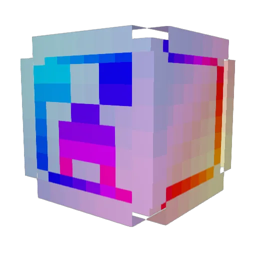 Mango0209 Minecraft avatar head, 3D render