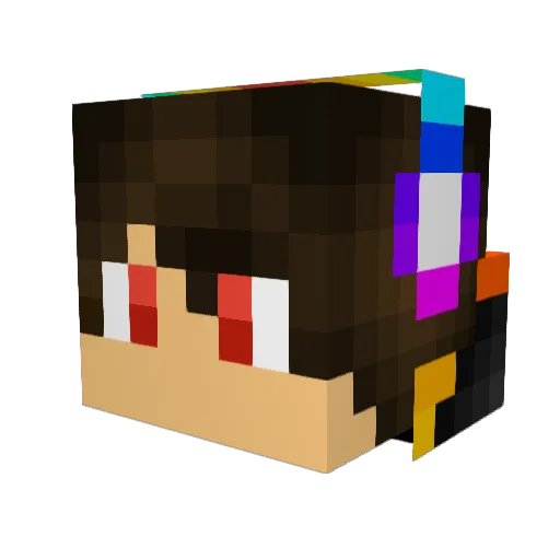 MangoAndAngel Minecraft avatar head, 3D render