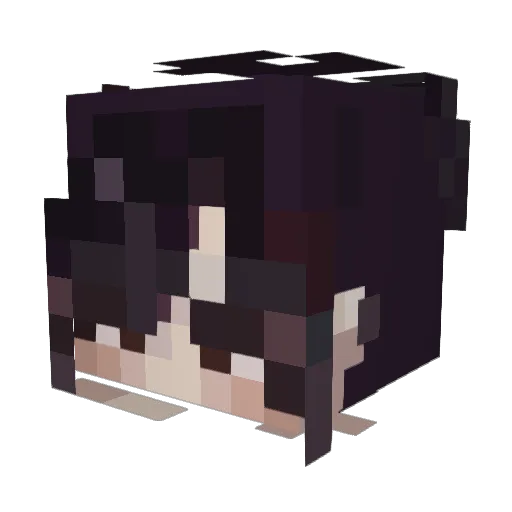 MangoCoconut Minecraft avatar head, 3D render