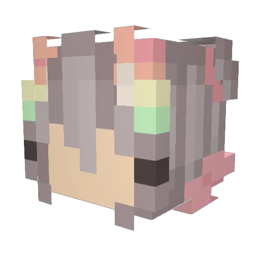 MangoDealer822 Minecraft avatar head, 3D render