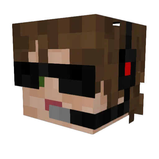 MangoFrosch Minecraft avatar head, 3D render