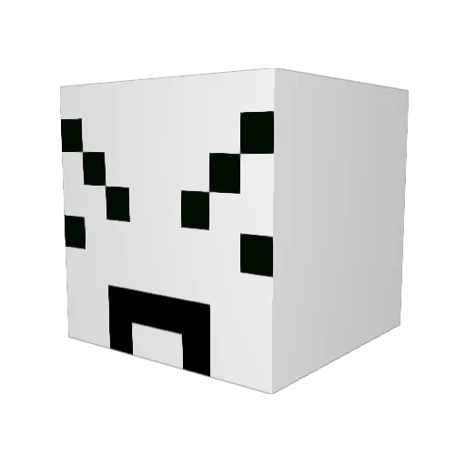 MangoSallad Minecraft avatar head, 3D render