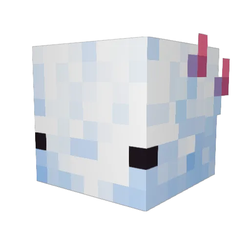 MangoSaurio Minecraft avatar head, 3D render