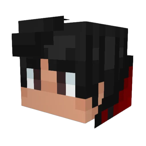 MangoSyrup Minecraft avatar head, 3D render