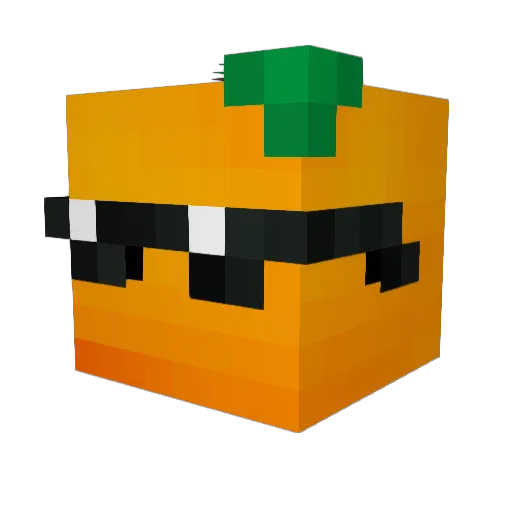 MangoTangoMC Minecraft avatar head, 3D render