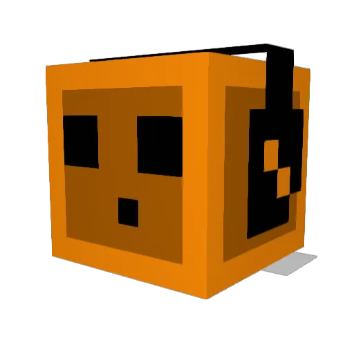 MangoTigger Minecraft avatar head, 3D render