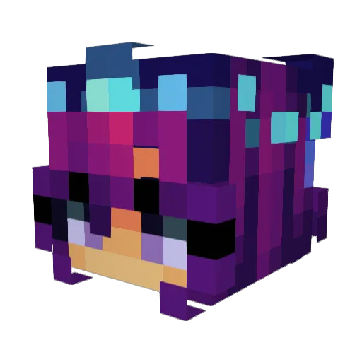 MangoTown77 Minecraft avatar head, 3D render