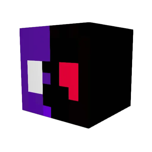 MangoUNC Minecraft avatar head, 3D render