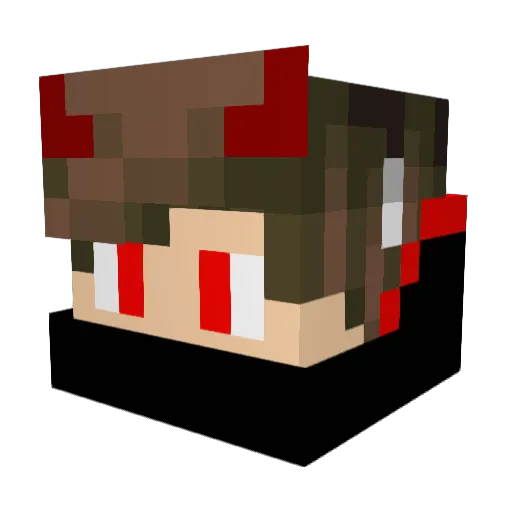 MangoVbs Minecraft avatar head, 3D render