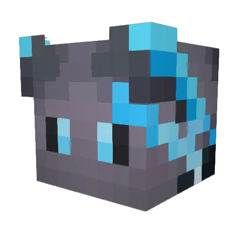 MangoVerse Minecraft avatar head, 3D render