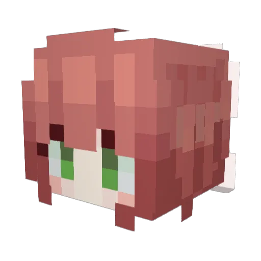 Mango_Mus Minecraft avatar head, 3D render