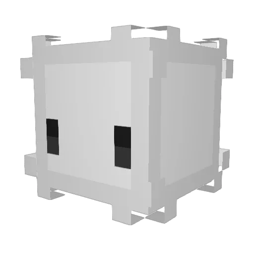 Mango_Nio Minecraft avatar head, 3D render