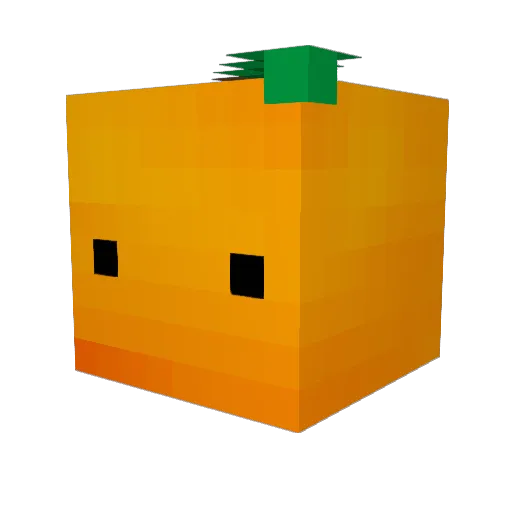 Mango_T3A Minecraft avatar head, 3D render