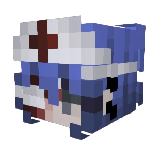 Mango_seals Minecraft avatar head, 3D render